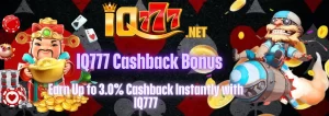 IQ777 Cashback Bonus